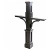 Mayne - Outdoor Products Of Distinction 42"W X 8"D X 56"H Newport Plus Double Mailbox Post, Black 2 Mayne - Outdoor Products Of Distinction 42"W X 8"D X 56"H Newport Plus Double Mailbox Post, Black -Mayne Store 714111d305c536d0 7716 w800 h800 b1 p0
