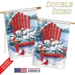 Breeze Decor Red Chair In Winter, Seasonal Decorative House Flag 28"x40" 8 Breeze Decor Red Chair In Winter, Seasonal Decorative House Flag 28"x40" -Mayne Store 727179880c34e8c4 5847 w800 h800 b1 p0