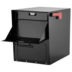 Architectural Mailboxes 6200-10 Oasis Classic Post Mount Locking - Black -Mayne Store 74b1ef57075858b4 2937 w800 h800 b1 p0