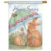 Breeze Decor Bunnies With Umbrella, Decorative Vertical House Flag 28"x40" 1 Breeze Decor Bunnies With Umbrella, Decorative Vertical House Flag 28"x40" -Mayne Store 75410af60c34e795 5852 w800 h800 b1 p0