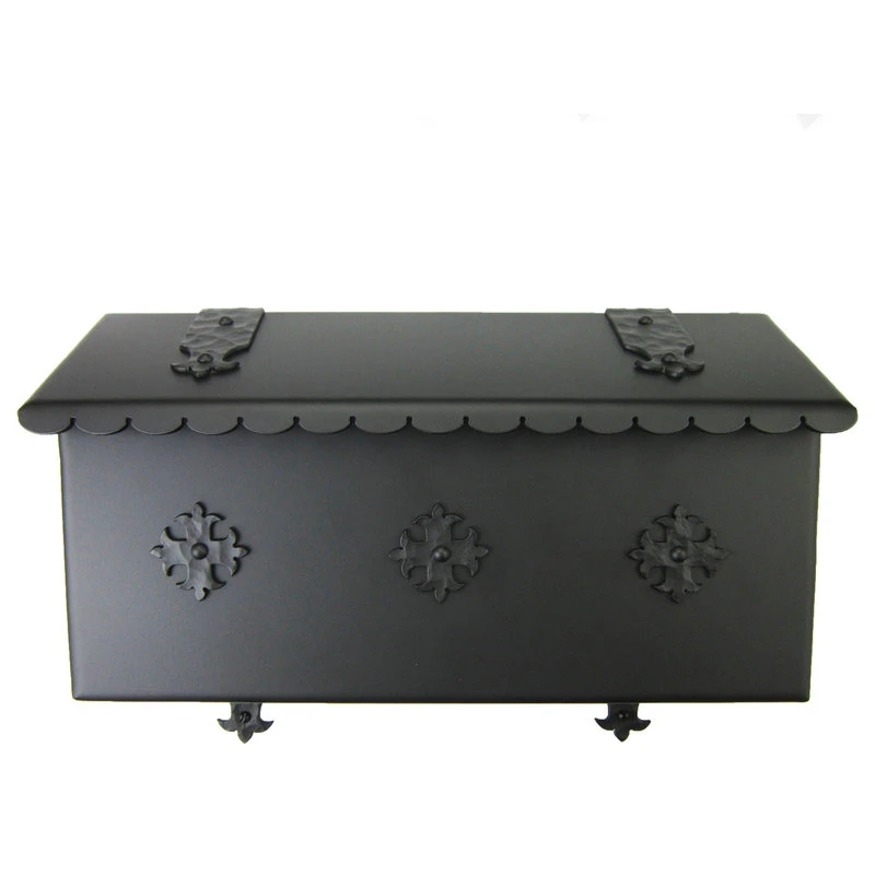 Bushere & Son Iron Studio Inc. Traditional Spanish Cross Wrought Iron Mailbox, Bronze 3 Bushere & Son Iron Studio Inc. Traditional Spanish Cross Wrought Iron Mailbox, Bronze