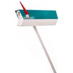 Modbox USA, Inc. ModboxUSA Mid-Century Modern Curbside Mailbox | Two Tone, Turquoise And White 7 Modbox USA, Inc. ModboxUSA Mid-Century Modern Curbside Mailbox | Two Tone, Turquoise And White -Mayne Store 7851b51705bb7074 2658 w800 h800 b1 p0