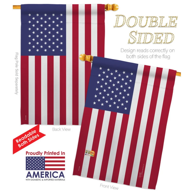 Breeze Decor USA Flags Of The World Nationality House Flag Set 4 Breeze Decor USA Flags Of The World Nationality House Flag Set - Image 2