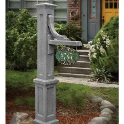 Mayne - Outdoor Products Of Distinction 24"W X 8"D X 56"H Woodhaven Sign Post, White 8 Mayne - Outdoor Products Of Distinction 24"W X 8"D X 56"H Woodhaven Sign Post, White -Mayne Store 7b71e3fd05c536b0 9434 w800 h800 b0 p0