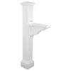 Mayne - Outdoor Products Of Distinction 58"H X 26 1/2"D X 9"W Manchester Mailbox Post, White 1 Mayne - Outdoor Products Of Distinction 58"H X 26 1/2"D X 9"W Manchester Mailbox Post, White -Mayne Store 7ba136e00ac3c2b2 9173 w800 h800 b1 p0
