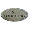 T. MICHAEL STDUIOS Reclaimed Slate No Soliciting Sign /Plaque 2 T. MICHAEL STDUIOS Reclaimed Slate No Soliciting Sign /Plaque -Mayne Store 7d51fe21050443a0 0916 w800 h800 b1 p0