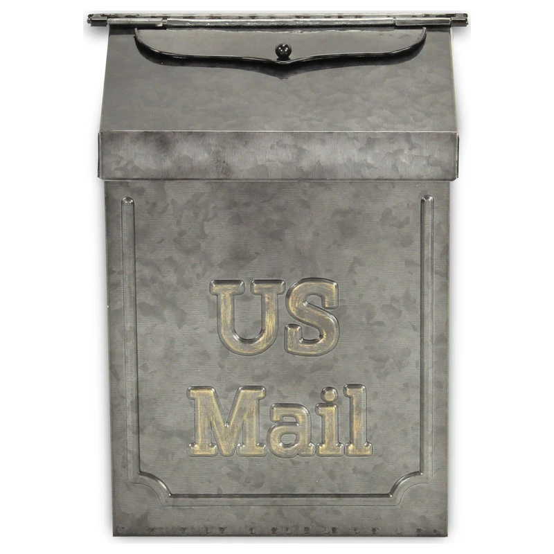 Cheungs Wiselle Glossy Galvanized Mail Box 3 Cheungs Wiselle Glossy Galvanized Mail Box