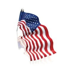 Valley Forge Flag Co Valley Forge 99060-AC US Flag Kit With Spinning Pole, 2-1/2'x4' -Mayne Store 8001c27c0ad093bf 4449 w800 h800 b1 p0