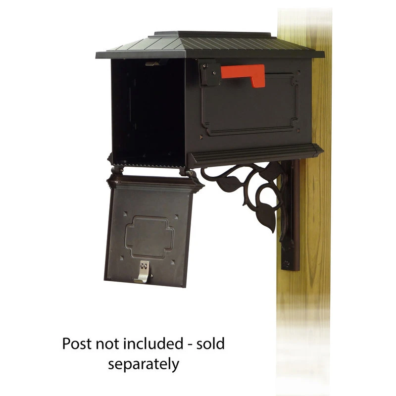 Special Lite Products Company Kingston Curbside Mailbox With Floral Front Single Mailbox Mounting Bracket 5 Special Lite Products Company Kingston Curbside Mailbox With Floral Front Single Mailbox Mounting Bracket - Image 3