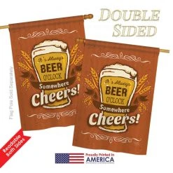 Breeze Decor It's Always Beer O'Clock Happy Hour And Drinks, Vertical House Flag, 28"x40" 7 Breeze Decor It's Always Beer O'Clock Happy Hour And Drinks, Vertical House Flag, 28"x40" -Mayne Store 8111bea30c34e8e8 5360 w800 h800 b1 p0