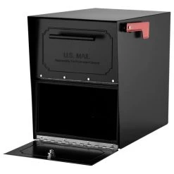Architectural Mailboxes 6200-10 Oasis Classic Post Mount Locking - Black -Mayne Store 8331f3aa075858b1 2937 w800 h800 b1 p0