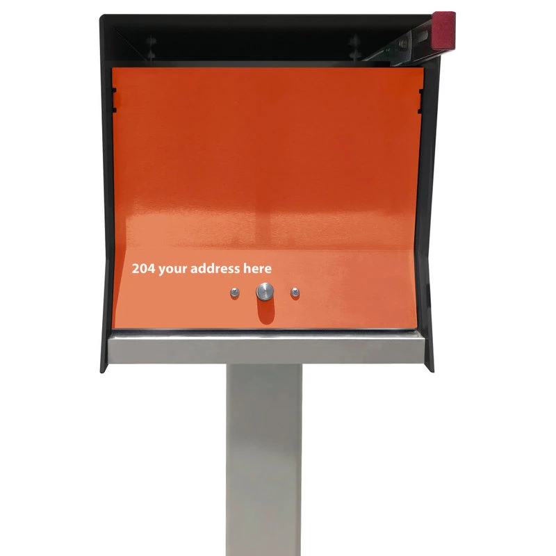 TedStuff The RetroBox With Locking Doors. Modern Pole Mounted Mailbox, Pole Not Included. 4 TedStuff The RetroBox With Locking Doors. Modern Pole Mounted Mailbox, Pole Not Included. - Image 2