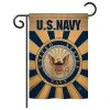 Breeze Decor Navy Burlap Americana, Everyday Garden Flag 13"x18.5" 2 Breeze Decor Navy Burlap Americana, Everyday Garden Flag 13"x18.5" -Mayne Store 85f1e27c0c34e67d 5646 w800 h800 b1 p0