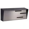 Mid Century Modern Mailbox, Black And Stainless 1 Mid Century Modern Mailbox, Black And Stainless -Mayne Store 87b18197084ef428 7193 w800 h800 b1 p0