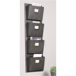 Pemberly Row 4 Slot Wall Mounted Mailbox In Rustic Gray 7 Pemberly Row 4 Slot Wall Mounted Mailbox In Rustic Gray -Mayne Store 8af1e7ab0be33721 6338 w800 h800 b0 p0
