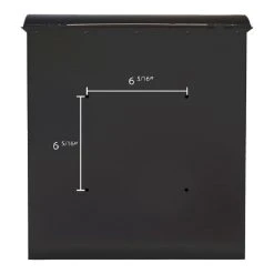 QualArc Winfield Leece Combo Locking Mailbox, Black/Wood -Mayne Store 8dd1eaf70b78a23d 2509 w800 h800 b1 p0