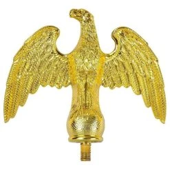 Yescom 7" Handcra'Ed Gold Eagle Finial Top