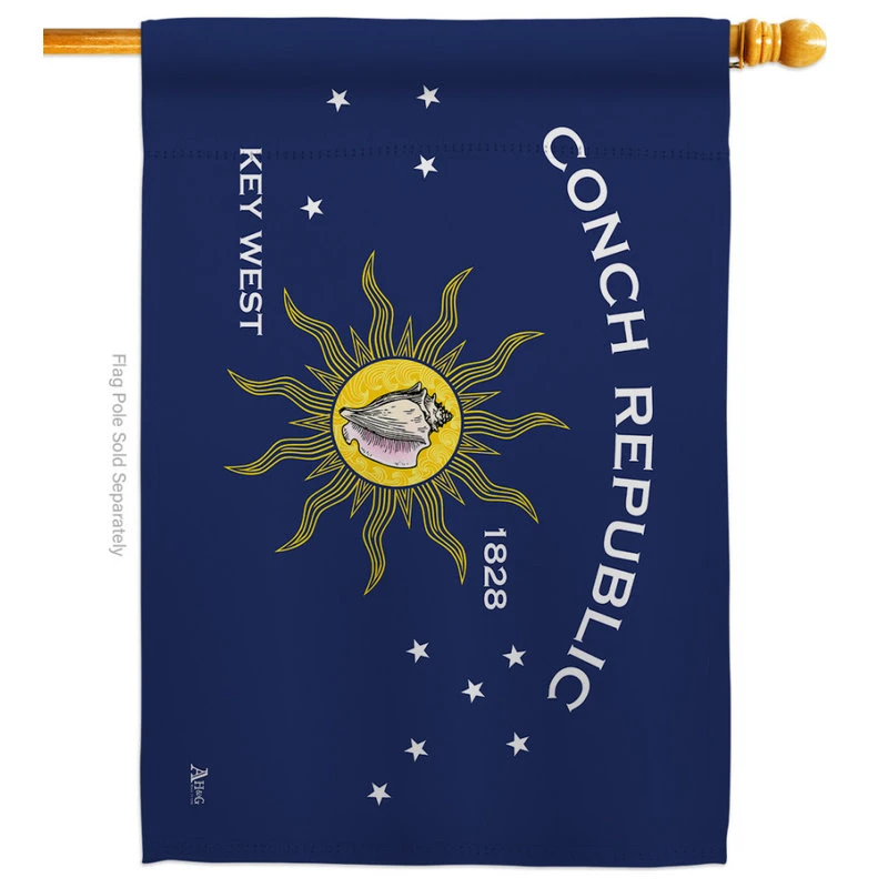 Americana Home & Garden Conch Rep Of The World Nationality House Flag 3 Americana Home & Garden Conch Rep Of The World Nationality House Flag