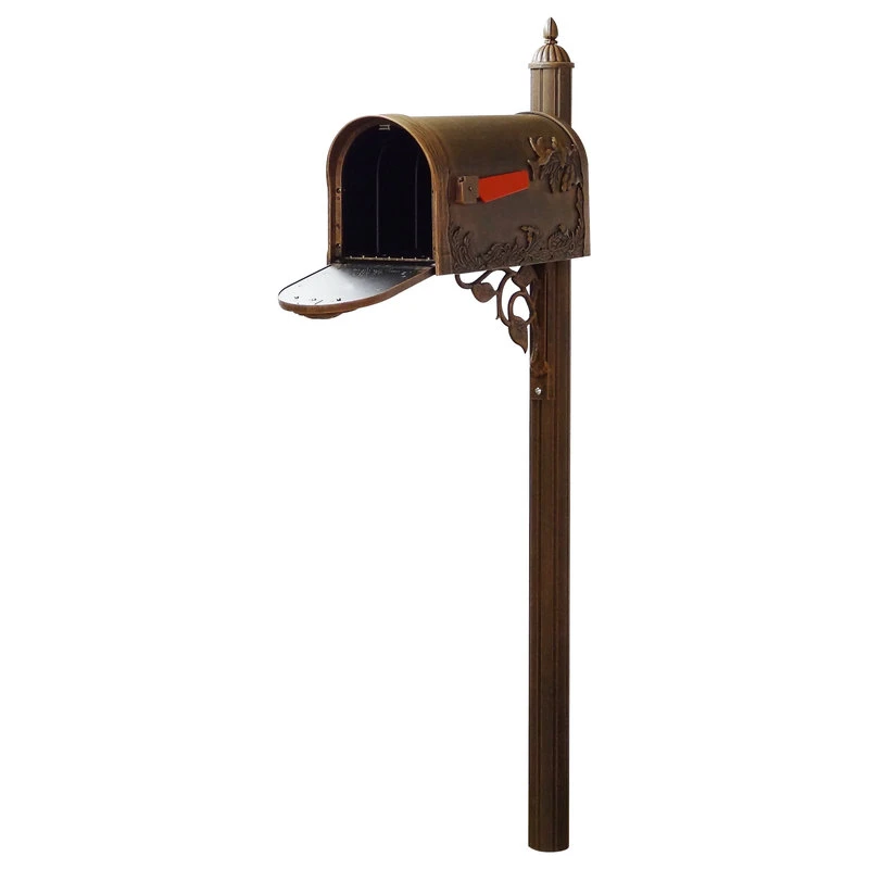 Special Lite Products Company Hummingbird Curbside Mailbox With Albion Mailbox Post 5 Special Lite Products Company Hummingbird Curbside Mailbox With Albion Mailbox Post - Image 3