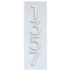 Modern Aspect Simply Sweet House Number Plaque, 7"x20", White, With Numbers 7 Modern Aspect Simply Sweet House Number Plaque, 7"x20", White, With Numbers -Mayne Store 93b132f40f52abb7 3662 w800 h800 b1 p0