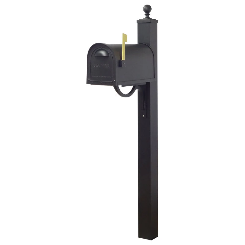 Special Lite Products Company Classic Curbside Mailbox With Springfield Mailbox Post 4 Special Lite Products Company Classic Curbside Mailbox With Springfield Mailbox Post - Image 2