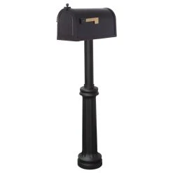 Special Lite Products Company Berkshire Curbside Mailbox With Bradford Surface Mount Mailbox Post