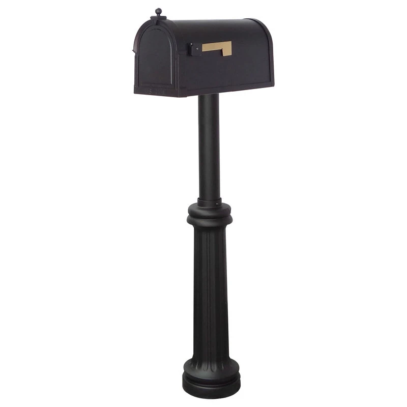 Special Lite Products Company Berkshire Curbside Mailbox With Bradford Surface Mount Mailbox Post 3 Special Lite Products Company Berkshire Curbside Mailbox With Bradford Surface Mount Mailbox Post