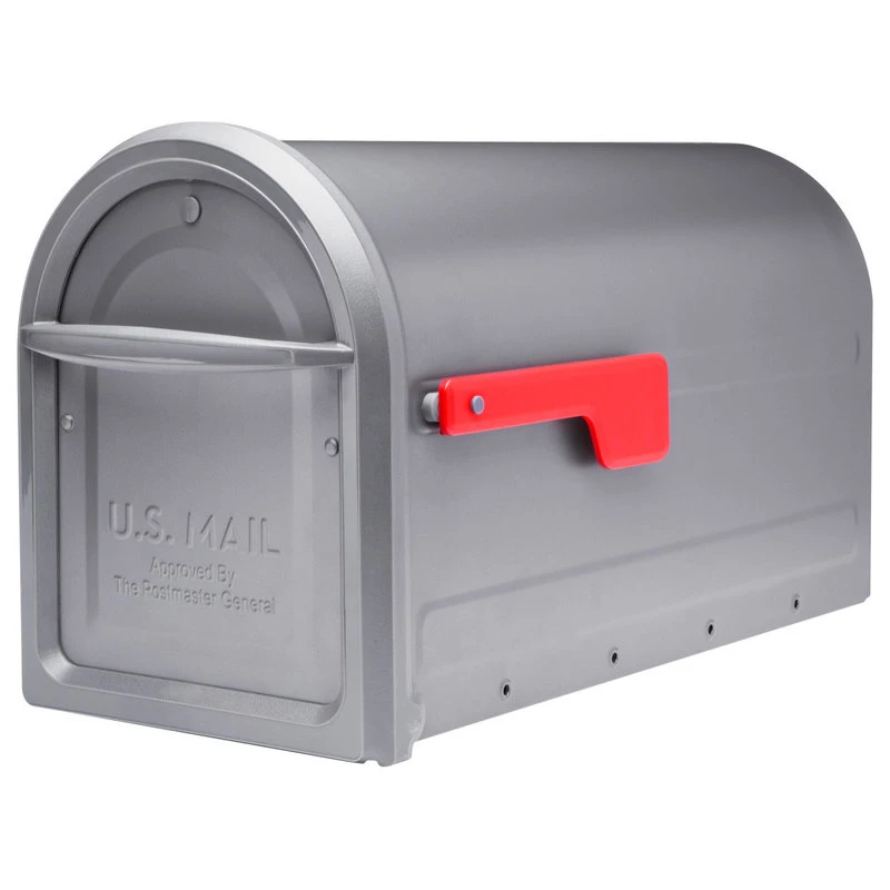 Architectural Mailboxes 7900-2-R Mapleton Post Mount Mailbox - Graphite 3 Architectural Mailboxes 7900-2-R Mapleton Post Mount Mailbox - Graphite