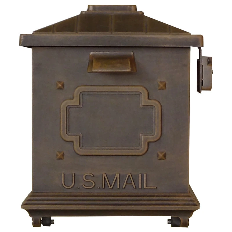 Special Lite Products Company Kingston Curbside Mailbox, Copper 6 Special Lite Products Company Kingston Curbside Mailbox, Copper - Image 4