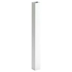 Whitehall Proucts Capital Street Mailbox Standard Post, White