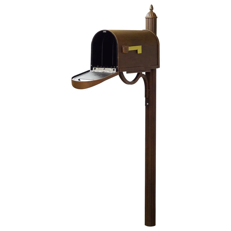 Special Lite Products Company Classic Curbside Mailbox With Richland Mailbox Post 5 Special Lite Products Company Classic Curbside Mailbox With Richland Mailbox Post - Image 3
