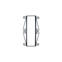 Fine Crafts & Imports Wrought Iron Vertical House Number Frame Hacienda 3