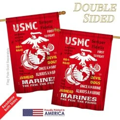 Breeze Decor USMC Americana Military Vertical 28"x40" Garden 13"x18.5" Double Sided Flag, 28" 8 Breeze Decor USMC Americana Military Vertical 28"x40" Garden 13"x18.5" Double Sided Flag, 28" -Mayne Store a4b10bda0c6445d9 5856 w800 h800 b1 p0