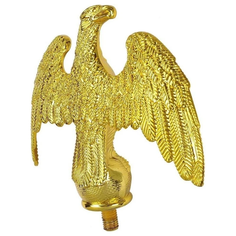 Yescom 7" Handcra'Ed Gold Eagle Finial Top 4 Yescom 7" Handcra'Ed Gold Eagle Finial Top - Image 2