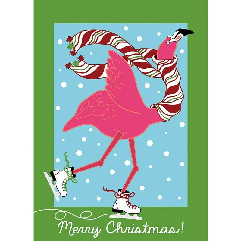 Dicksons Double Applique Flamingos Polyester Large Flag 3 Dicksons Double Applique Flamingos Polyester Large Flag