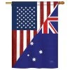 Breeze Decor US Australia Friendship Flags Of The World, Everyday Vertical House Flag 28"x40" 2 Breeze Decor US Australia Friendship Flags Of The World, Everyday Vertical House Flag 28"x40" -Mayne Store af21d0b40c34e81c 5872 w800 h800 b1 p0