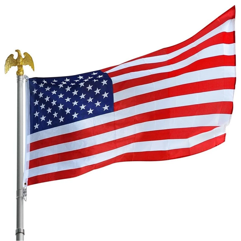 Yescom 3'x5' American Flag Us Usa Star Stripes Grommet Fit Flagpole, Set Of 10 7 Yescom 3'x5' American Flag Us Usa Star Stripes Grommet Fit Flagpole, Set Of 10 - Image 5