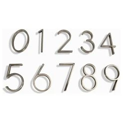 The Hillman Group Floating House Number, Brushed Nickel, Number 3 7 The Hillman Group Floating House Number, Brushed Nickel, Number 3 -Mayne Store b28161d607c5f213 5610 w800 h800 b1 p0