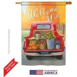 Breeze Decor Welcome Harvest Truck Fall, Seasonal House Flag 28"x40" 7 Breeze Decor Welcome Harvest Truck Fall, Seasonal House Flag 28"x40" -Mayne Store b2d1ba5c0c34e89e 5339 w800 h800 b1 p0