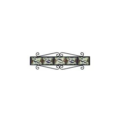 Fine Crafts & Imports Wrought Iron House Number Vertical Frame Hacienda 5