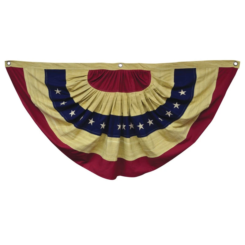 KP Creek Gifts Aged Flag Bunting, 55" 3 KP Creek Gifts Aged Flag Bunting, 55"