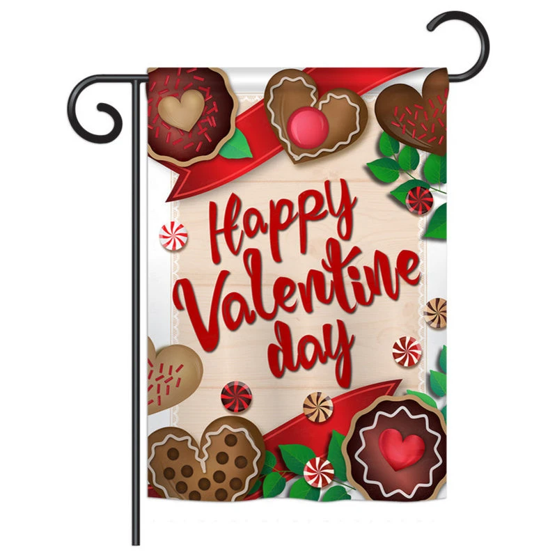 Breeze Decor Very Sweet Valentine Day, Seasonal Vertical Garden Flag 13"x18.5" 3 Breeze Decor Very Sweet Valentine Day, Seasonal Vertical Garden Flag 13"x18.5"