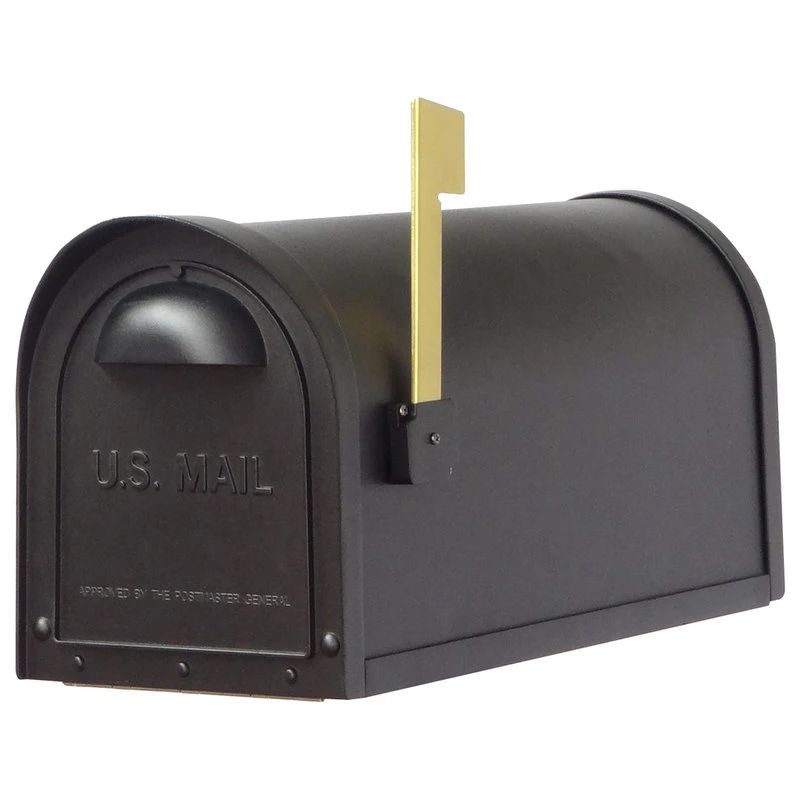 Special Lite Products Company Classic Curbside Mailbox, Black 4 Special Lite Products Company Classic Curbside Mailbox, Black - Image 2