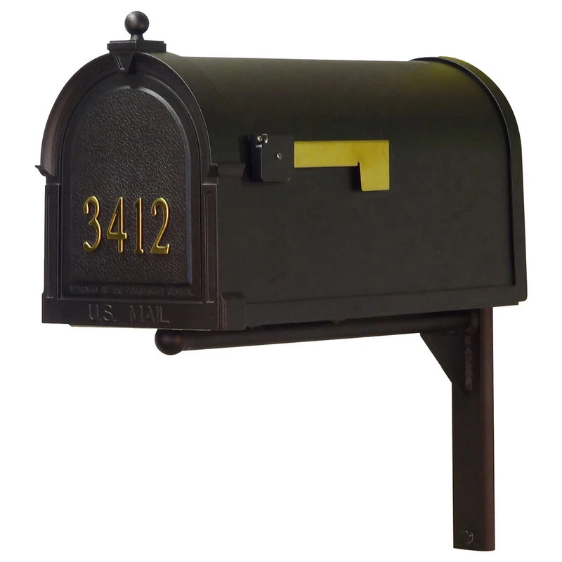 Special Lite Products Company Berkshire Mailbox With Front Address Numbers & Ashley Mailbox Mounting Bracket 3 Special Lite Products Company Berkshire Mailbox With Front Address Numbers & Ashley Mailbox Mounting Bracket