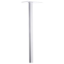 Modbox USA, Inc. ModboxUSA Modern Curbside Mailbox Post, White, Vertical