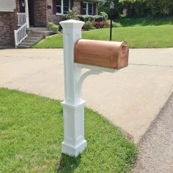 Mayne Newport Plus Mailbox Post, White 8 Mayne Newport Plus Mailbox Post, White -Mayne Store bf31719c0b1e968d 1528 w800 h800 b0 p0