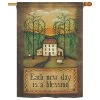 Breeze Decor Each New Day Inspirational, Everyday House Flag 28"x40" 1 Breeze Decor Each New Day Inspirational, Everyday House Flag 28"x40" -Mayne Store bfa17ee40c34e786 5802 w800 h800 b1 p0