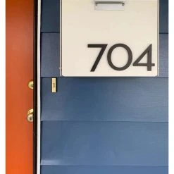 Modern Aspect Cubby Wall Mounted Mailbox + House Numbers, Lock Included, Outgoing Flag, White, With Numbers 9 Modern Aspect Cubby Wall Mounted Mailbox + House Numbers, Lock Included, Outgoing Flag, White, With Numbers -Mayne Store c0017d820efa25d3 5814 w800 h800 b0 p0