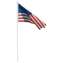 Markers, Inc. 10' Flag Pole Kit With 3'x5' American Flag