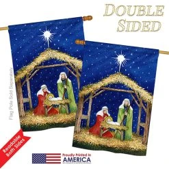Breeze Decor Nativity Of Jesus Winter Double-Sided Flag, 28"x40" 8 Breeze Decor Nativity Of Jesus Winter Double-Sided Flag, 28"x40" -Mayne Store c92156a70c813a16 5802 w800 h800 b1 p0